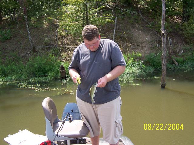 my first fish at lee creek