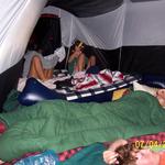 Keidra and Sherae coving up in my Bad Ass Tent