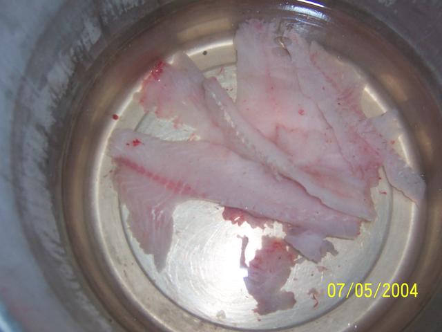 Here's the meat from both fish