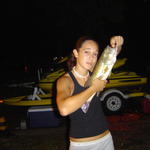 Sherae and her fish