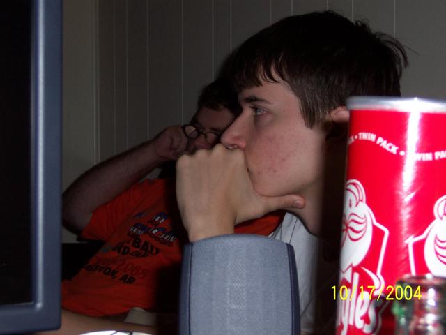 ebay and his Pringles can, and he still can't get on the wireless network =)